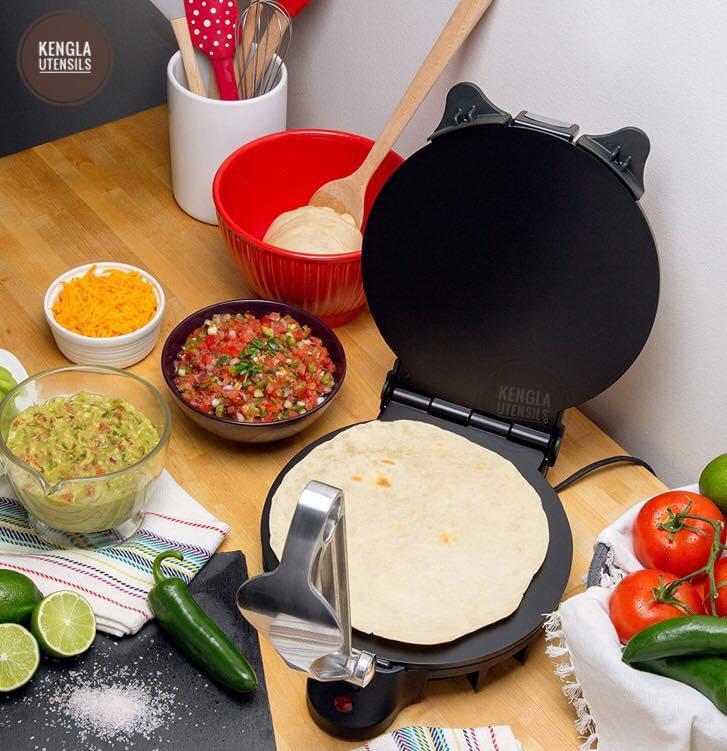 Electric Roti Maker Non-Stick | Automatic Chapati & Tortilla Maker | Fast Heating Roti Machine