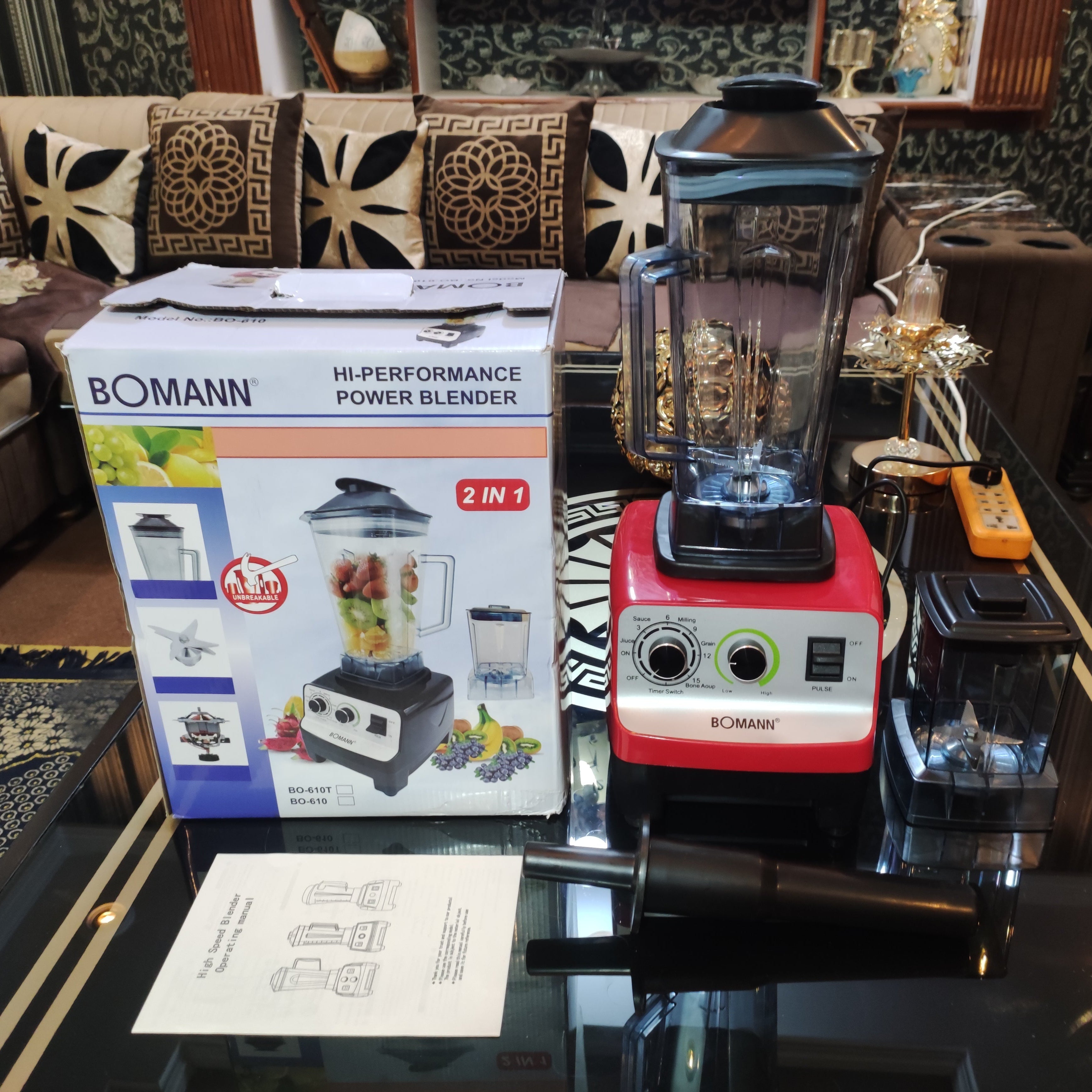 Original German Commercial Blender & Grinder ( BO-610T )