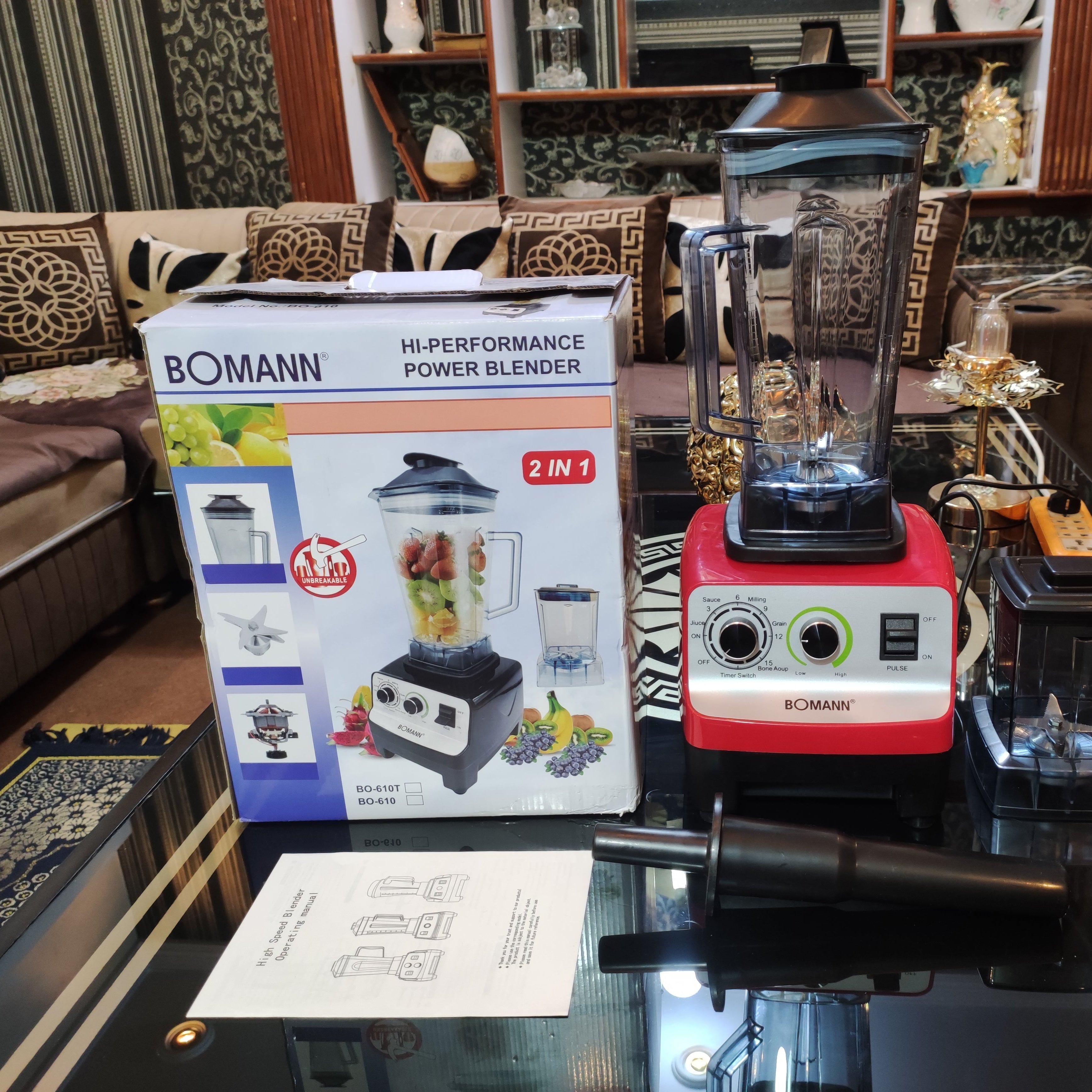 Original German Commercial Blender & Grinder ( BO-610T )
