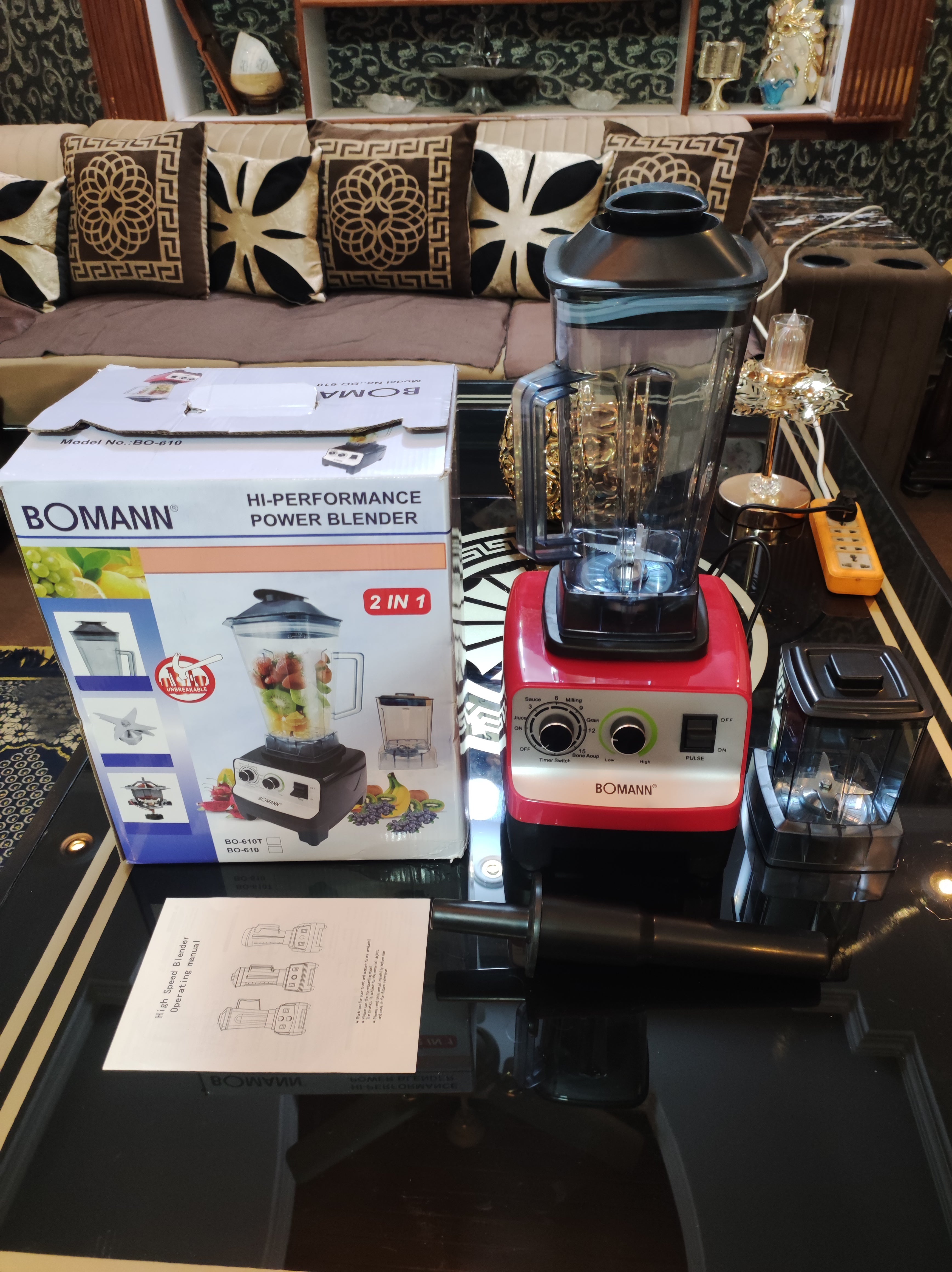 Original German Commercial Blender & Grinder ( BO-610T )