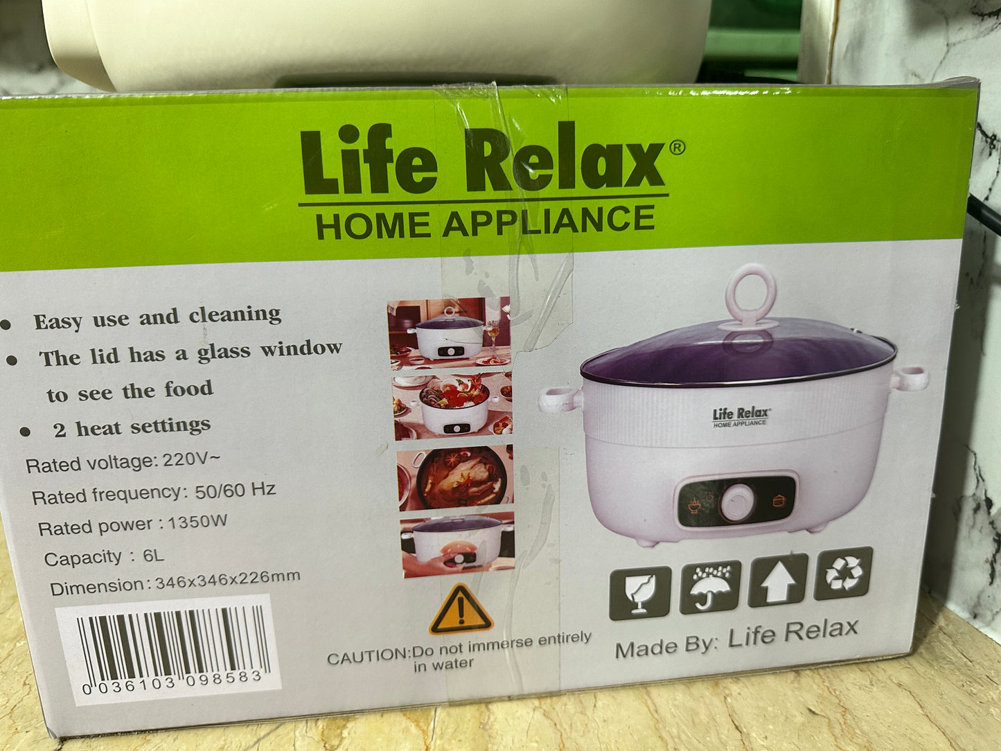 Original German All In One Electric Multi-Function Cooker 6 Liter ( LR-218EC )