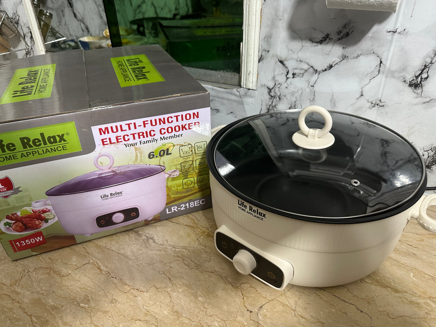 Original German All In One Electric Multi-Function Cooker 6 Liter ( LR-218EC )