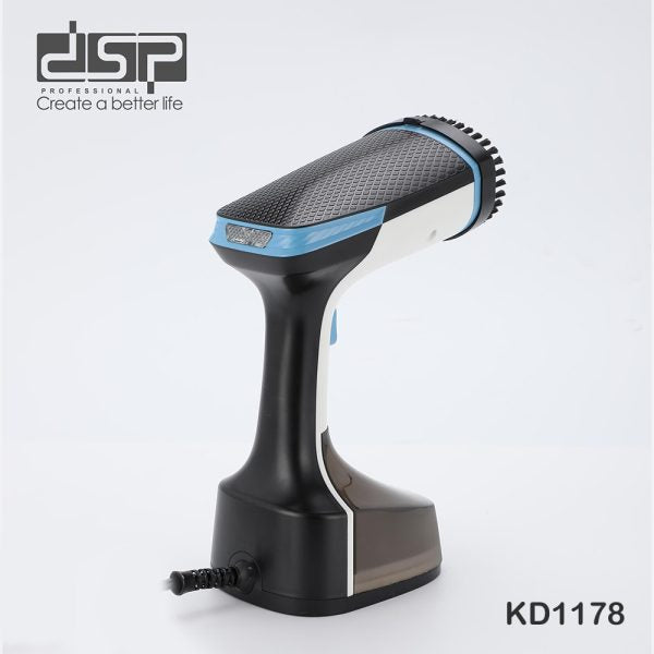 DSP Powerful Steam Handheld Garment Steamer 300ML 30s Heat Protect 3 in 1, KD1178