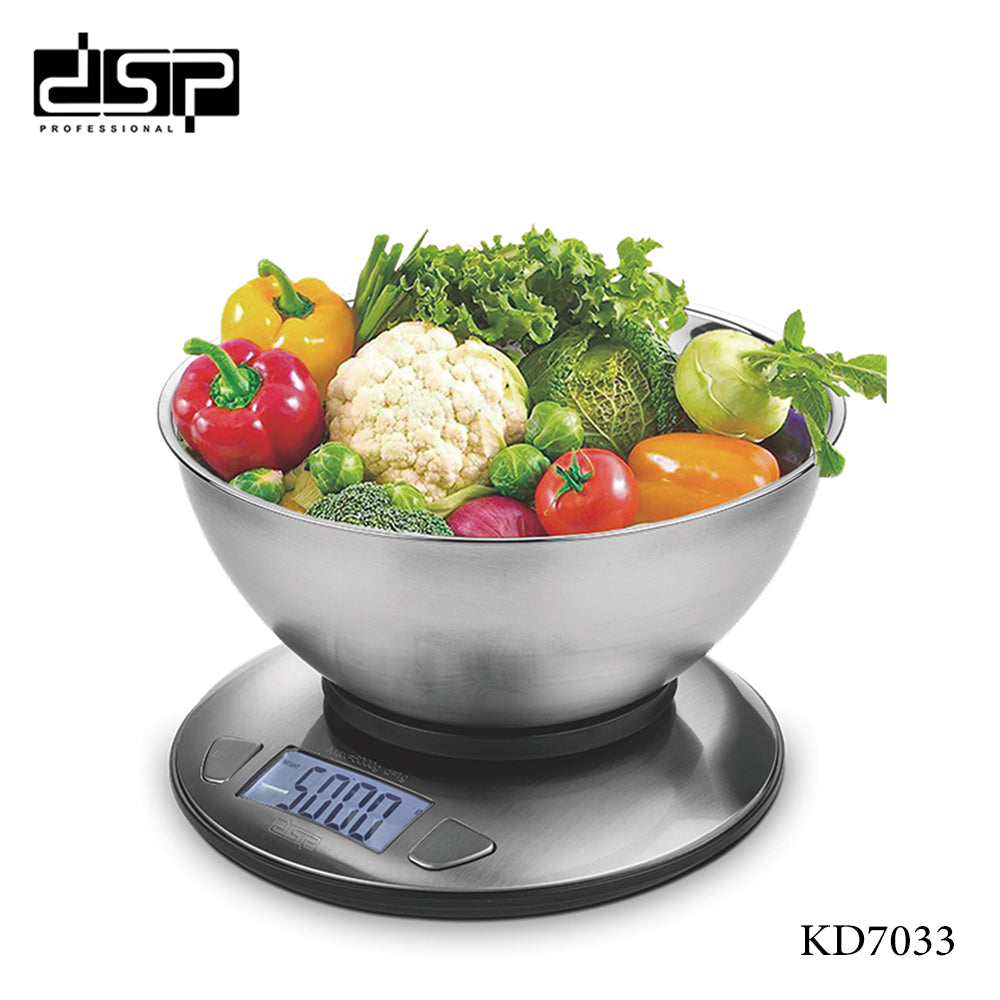 DSP Electronic Kitchen Scale With Liquid Measuring