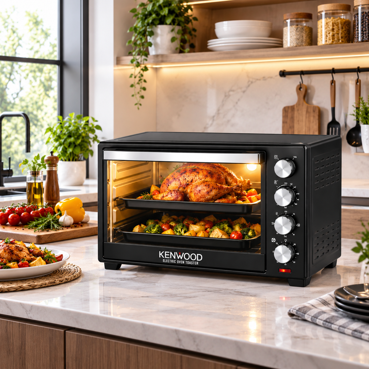 Kenwood 55L Electric Baking Toaster Oven 2200W KN-4555
