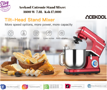 Acekool Stand Mixer 7.8L 1600W AH-15