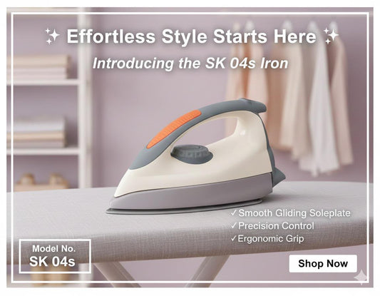 Skyiwood Dry Iron 1000 Watt – Adjustable Temperature Control SK-04S