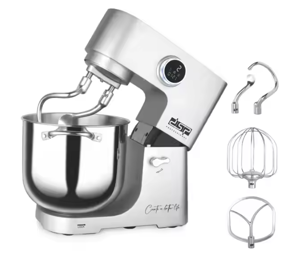 DSP 2000W 12L Stainless Steel Body Commercial Stand Mixer for Professional Baking KM3077