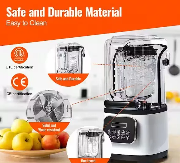 Original German Commercial Soundproof Blender, Ultra Heavy-Duty Soundproof Blender