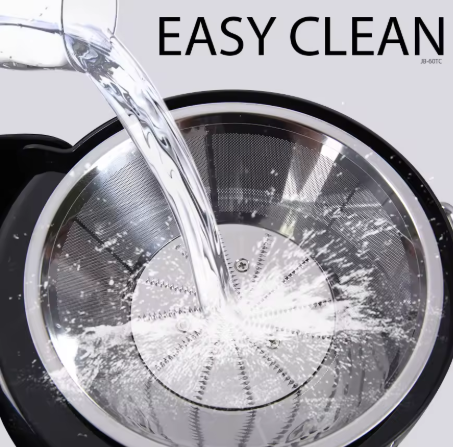 American Multifunction 4 in 1 Cold Press Centrifugal Juicer Machine Stainless Steel Juice Extractor with Food Grinder & Smoothie Blender & Meat Chopper