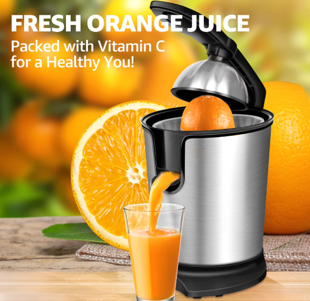American Stainless Steel Multi-function Electric Hand Press Juice Extractor Orange Juice Machine, Electric Citrus