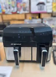 Original Japanese MINDA 12L Dual Basket Air Fryer AF-D5502ASH