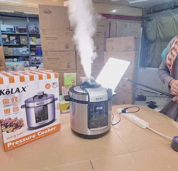 Original Kolax 6 Liter Electric Pressure Cooker Rice Cooker, Steamer, Stewpot, All In One Multi Cooker