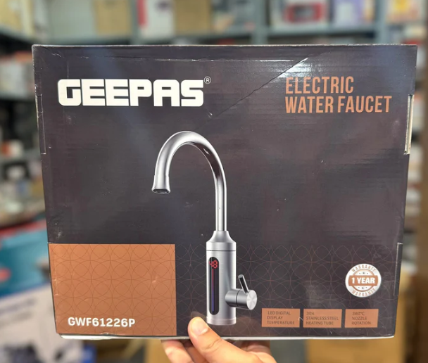 Original Geepas Electric Water Heating Faucet GWF61226P