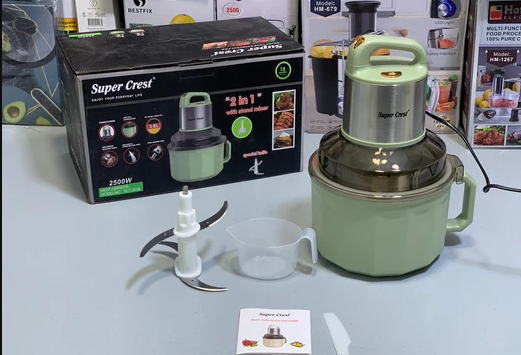 Super Crest 2 in 1 Meat Grinder & Stand Mixer 6 Liter 2500W SCT-2038