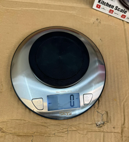 DSP Electronic Kitchen Scale With Liquid Measuring