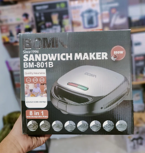 Original BOMA 8 In 1 Multifunctional Electric Sandwich Maker Griller Waffle Maker Donut Maker | BM-801B