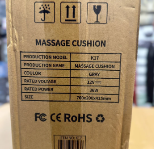 Original HVVA Massage Cushion For Car & Home Use K17