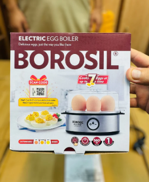 BOROSIL Egg Boiler | 7 Eggs At A Time | 360W