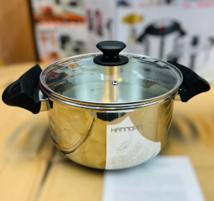Hannover Germany Stainless Steel Automatic Pressure Cooker set 3 in 1 | 24CM | 6L + 8L