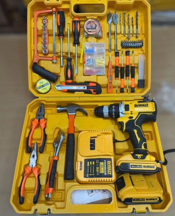 Original DEWALT Drill Machine | 117 Pieces | 48V