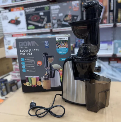 BOMA 400W Cold Press Juicer for Whole Vegetables and Fruits, Slow Masticating juicer | Juice Extractor Machine | BM-992