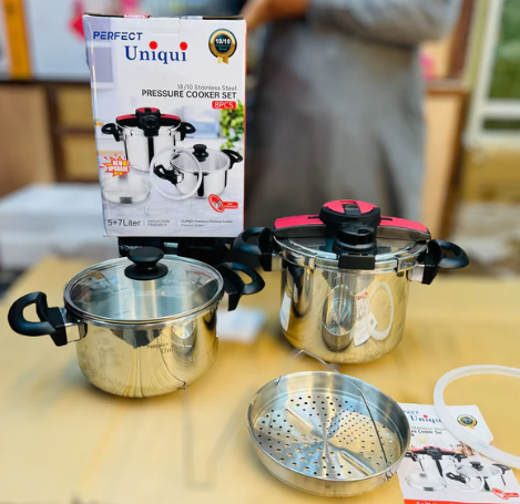 Imported Perfect Uniqui Pressure Cooker 5L + 7L
