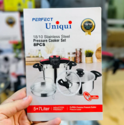 Imported Perfect Uniqui Pressure Cooker 5L + 7L