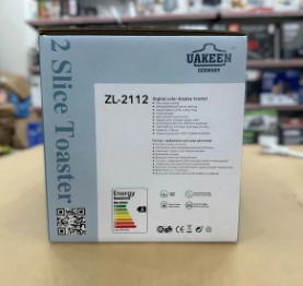 UAKEEN Digital Bread Toaster ZL-2112 | 2 Slices | 1000W