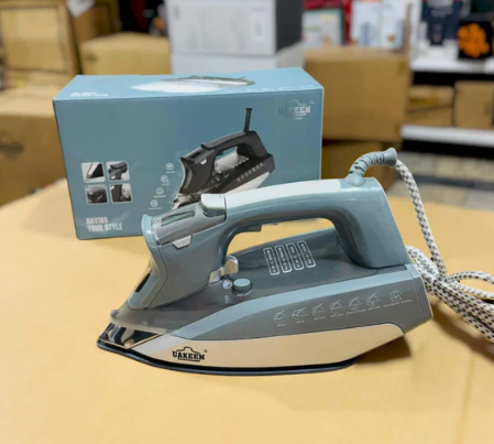 UAKEEN Digital Steam Iron | 2800W | Auto Shut Off | ZL-809