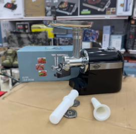 UAKEEN Meat Grinder | 1800W Meat Mincer | 3 Metal Cutting Plates | ZL-610