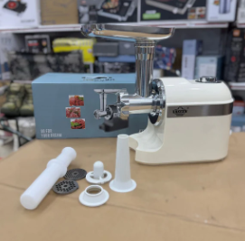 UAKEEN Meat Grinder | 1800W Meat Mincer | 3 Metal Cutting Plates | ZL-610