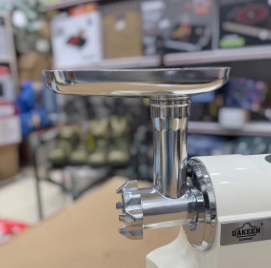 UAKEEN Meat Grinder | 1800W Meat Mincer | 3 Metal Cutting Plates | ZL-610