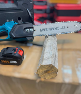 Imported Rechargeable 298V 12inch chainsaw with double battery