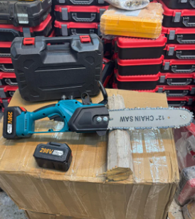 Imported Rechargeable 298V 12inch chainsaw with double battery