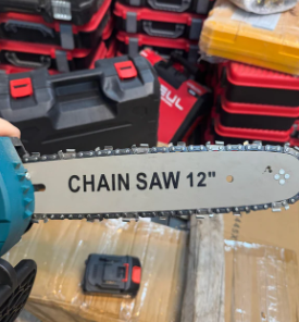 Imported Rechargeable 298V 12inch chainsaw with double battery