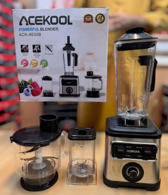 ACEKOOL Commercial 3 In 1 Blender Grinder & Chopper 2000W 2.5L