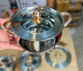 Original Imported 12 Pcs Stainless Steel Cookware Set