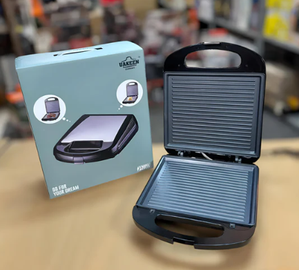 UAKEEN Electric Grill Maker | Panini Sandwich Maker 1200W ZL-406