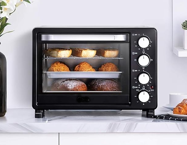 Japanese 85 Liter Electric Baking With Rotisserie & Convection Fan