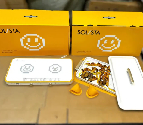 Solista Double burner induction cooker with grill