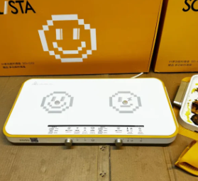 Solista Double burner induction cooker with grill