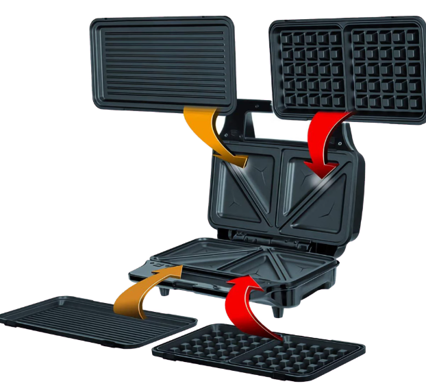 MPM Multi-functional 3 In 1 Sandwich Maker MOP-70M