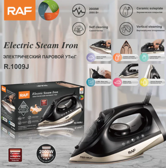 RAF Electric Steam Iron | 2000W | R1009.J