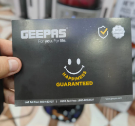 Geepas Ceramic Touch Blower Heater With Remote GRH28589P