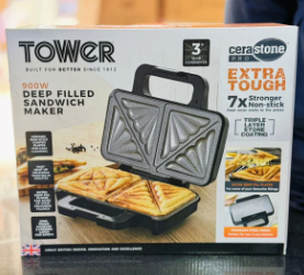 Tower Deep filed Sandwich Maker 900W