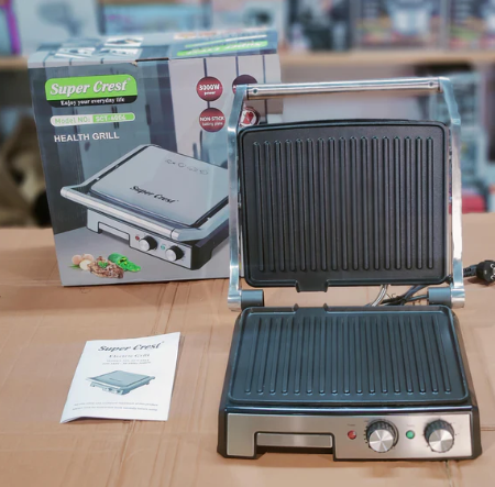 Super Crest Electric Panini & Grill Maker 3000W SCT-6004