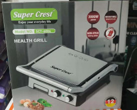 Super Crest Electric Panini & Grill Maker 3000W SCT-6004