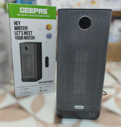 Geepas Digital PTC Ceramic Heater 2400W With Remote Control GRH28596P