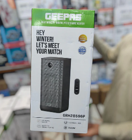 Geepas Digital PTC Ceramic Heater 2400W With Remote Control GRH28596P